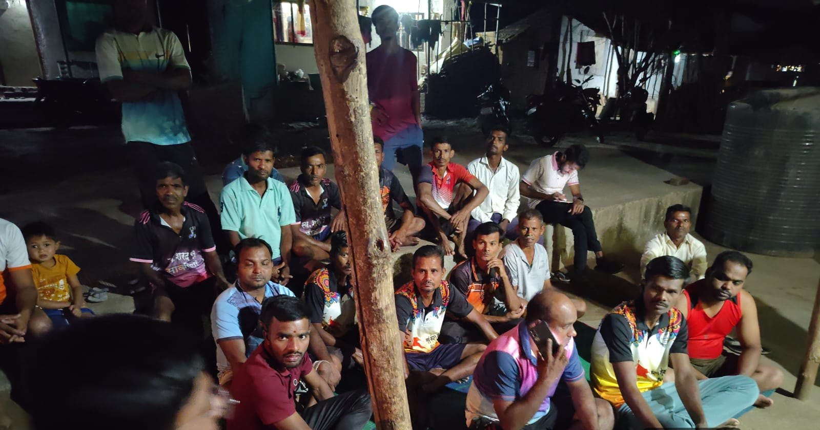 Community consultation with residents — Savaroli, Maharashtra, March 2026.