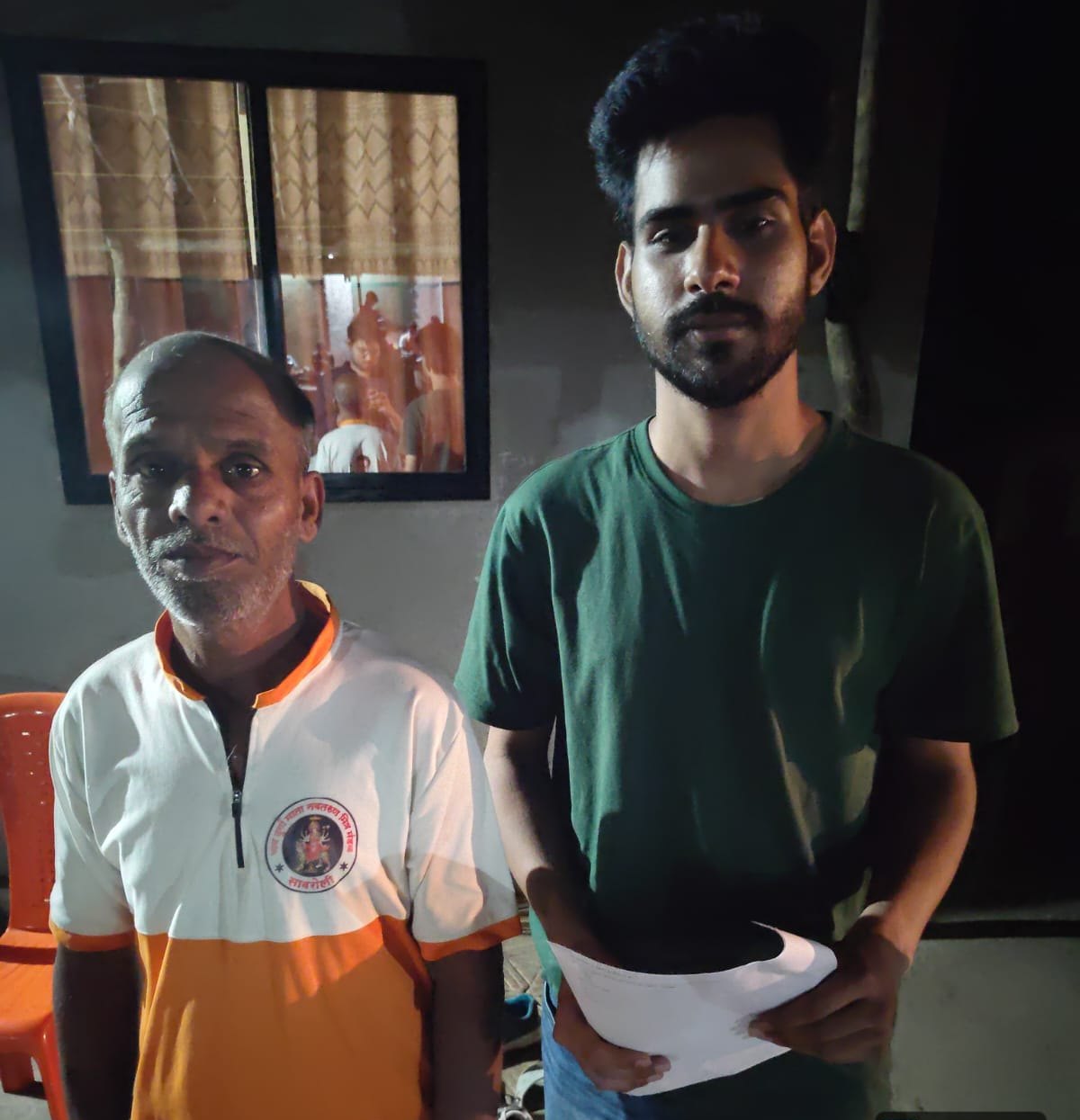 Interview during data collection — Savaroli, Maharashtra.